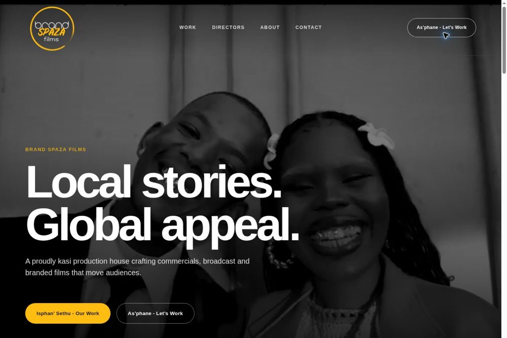 brandspazafilms.com — website by Digitrix Media